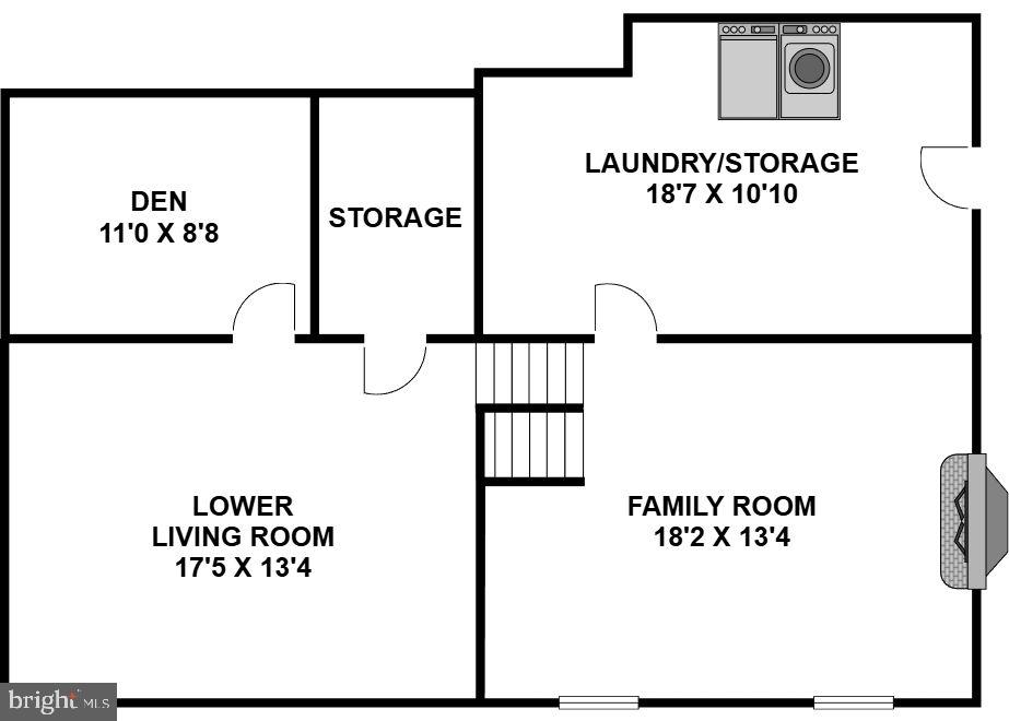 24357 Flamingo Terrace Gaithersburg, MD 20882 - Photo 40 of 40 Floor Plan Lower Level