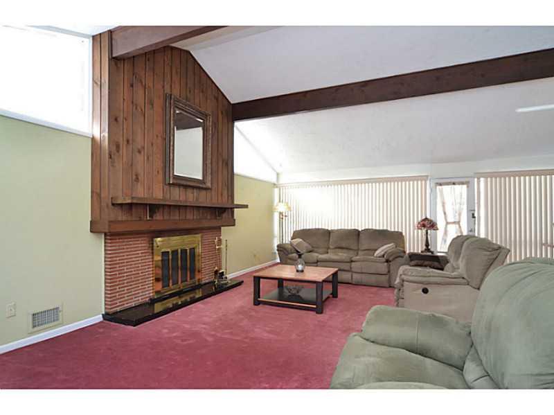 167 McIntyre Road Pittsburgh, PA 15237 - Photo 3 of 25 Living Room. Great room with log burning fireplace!