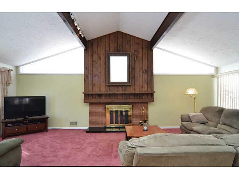 167 McIntyre Road Pittsburgh, PA 15237 - Photo 4 of 25 Living Room. Cathedral ceiling...