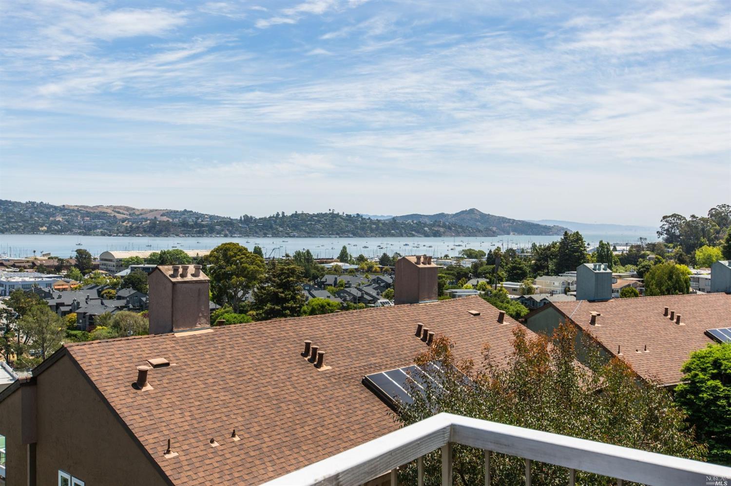96 Anchorage Road Sausalito, CA 94965 - Photo 1 of 1 a view of a city from a terrace