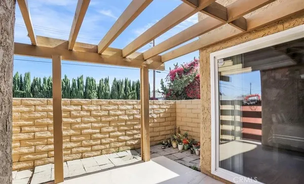 a view of outdoor space with balcony