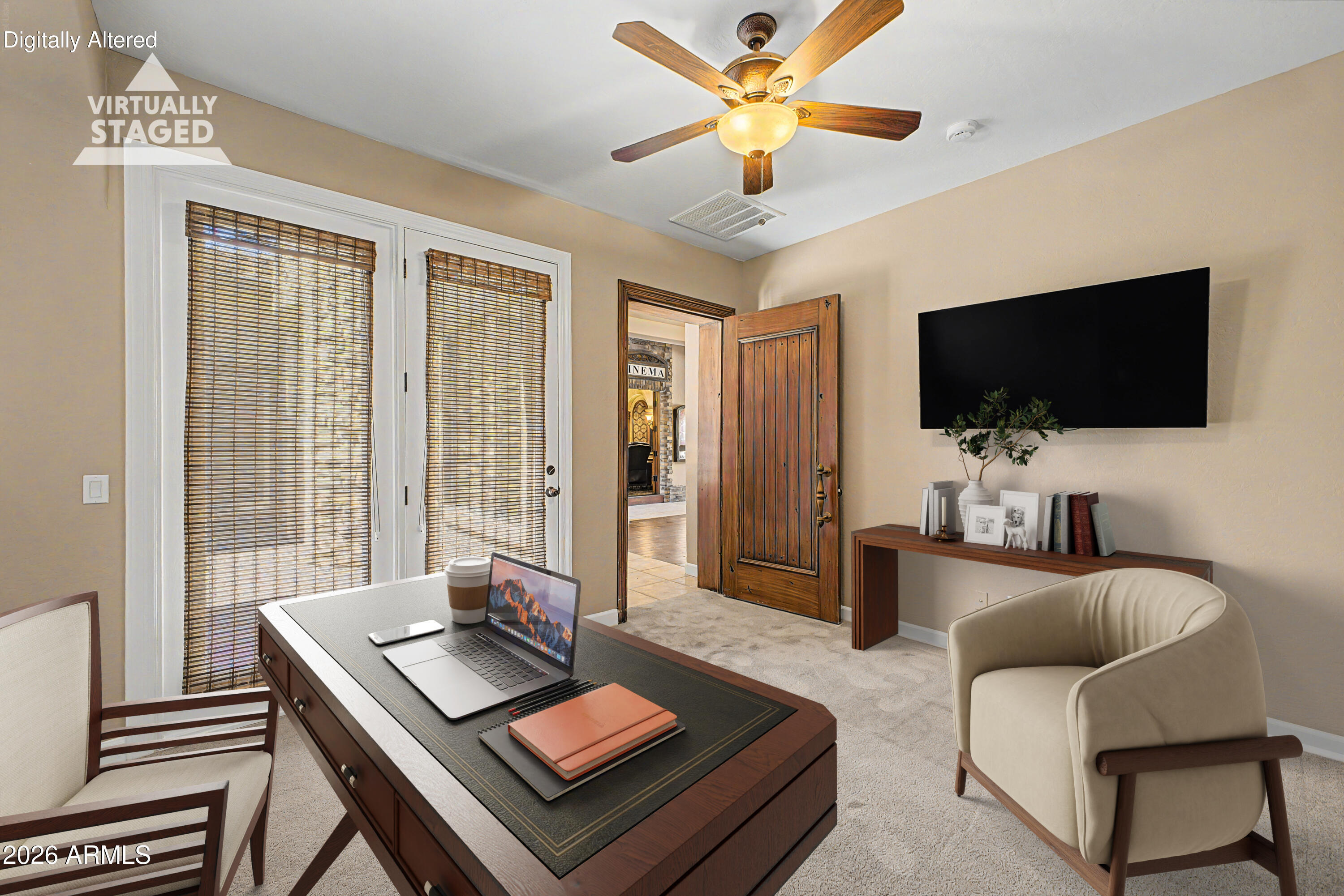 4046 North Silver Ridge Circle Mesa, AZ 85207 - Photo 38 of 61 Den/Office