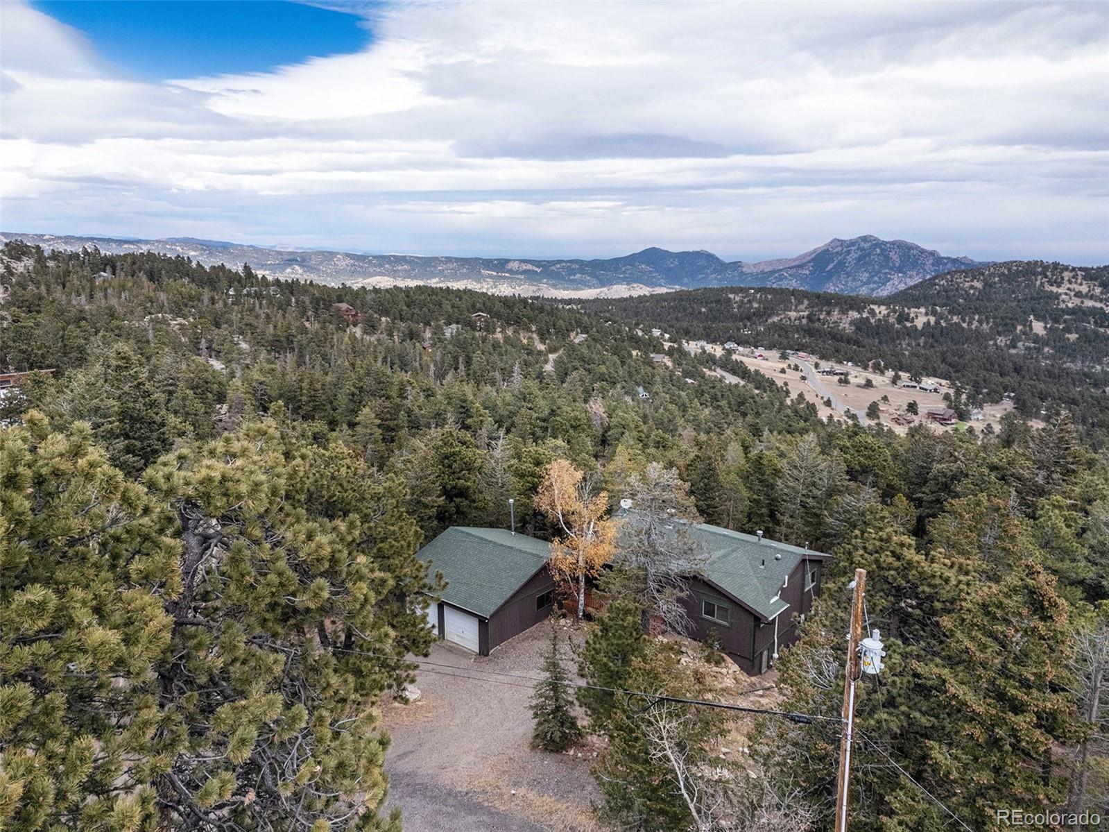 11540 Inspiration Road Golden, CO 80403 - Photo 26 of 33 a view of a terrace with a city view
