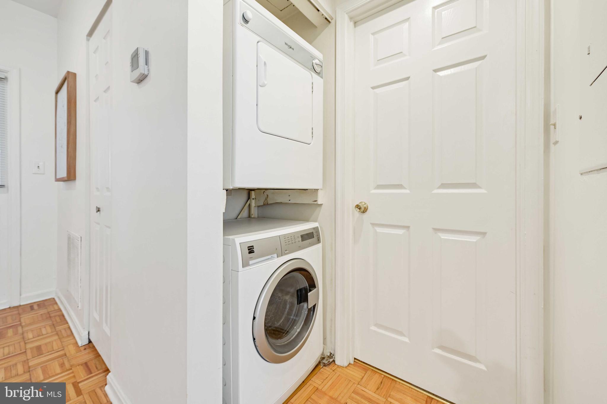 4202 Roland Avenue, Unit 104 Baltimore, MD 21211 - Photo 35 of 37 Washer/dryer in unit