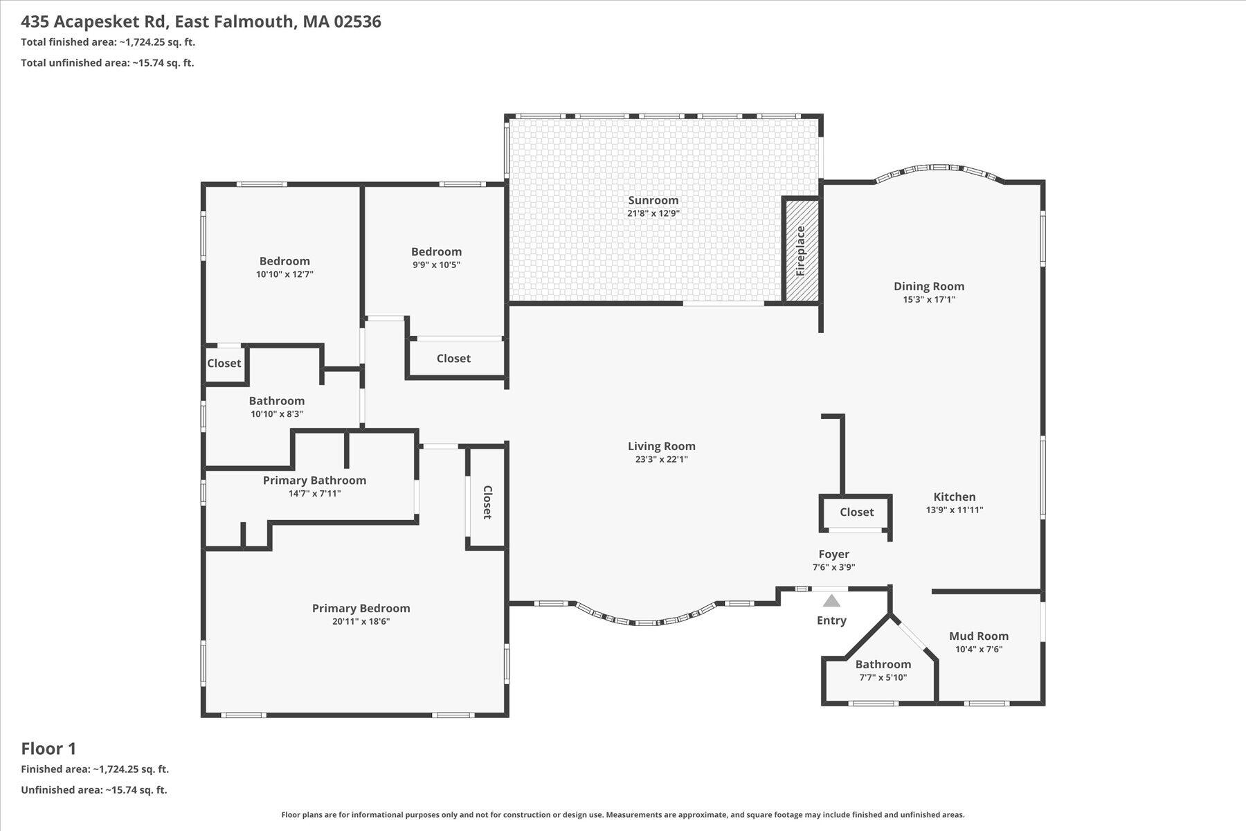 435 Acapesket Road East Falmouth, MA 02536 - Photo 28 of 40 01-Floor-1