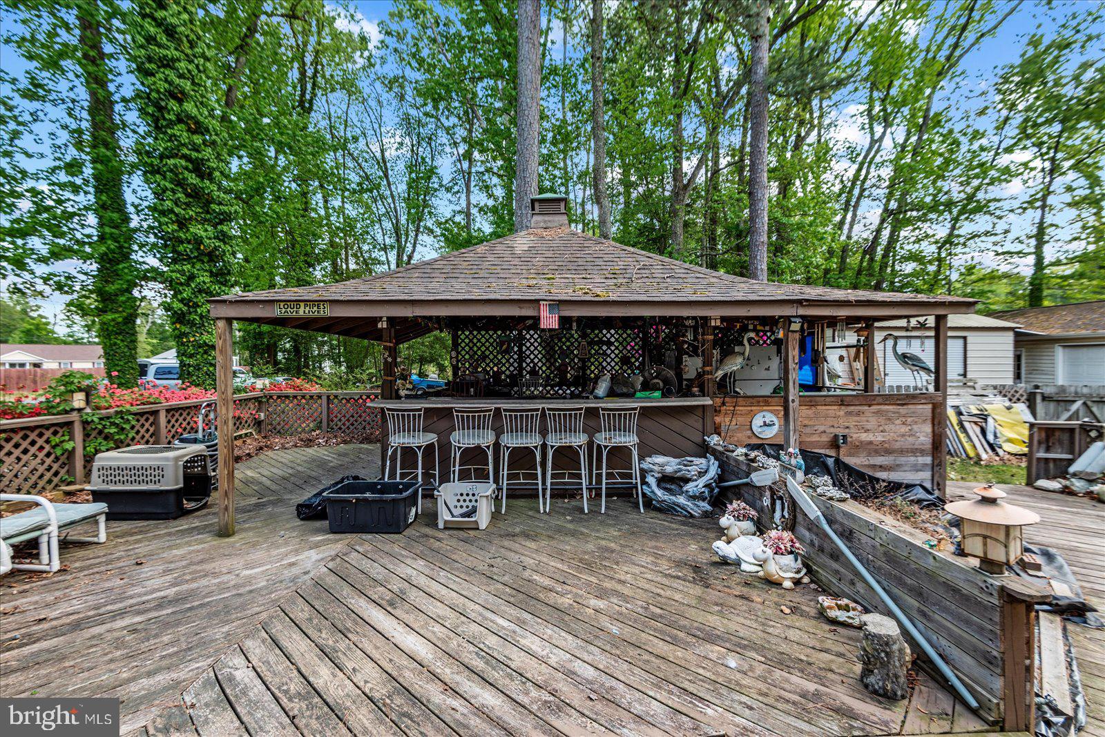 797 Forest Grove Road Colonial Beach, VA 22443 - Photo 26 of 38 Gazebo/Tiki-bar