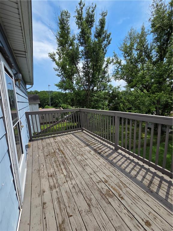 509 Forest Street Monessen, PA 15062 - Photo 11 of 25 a view of deck with wooden floor and outdoor seating