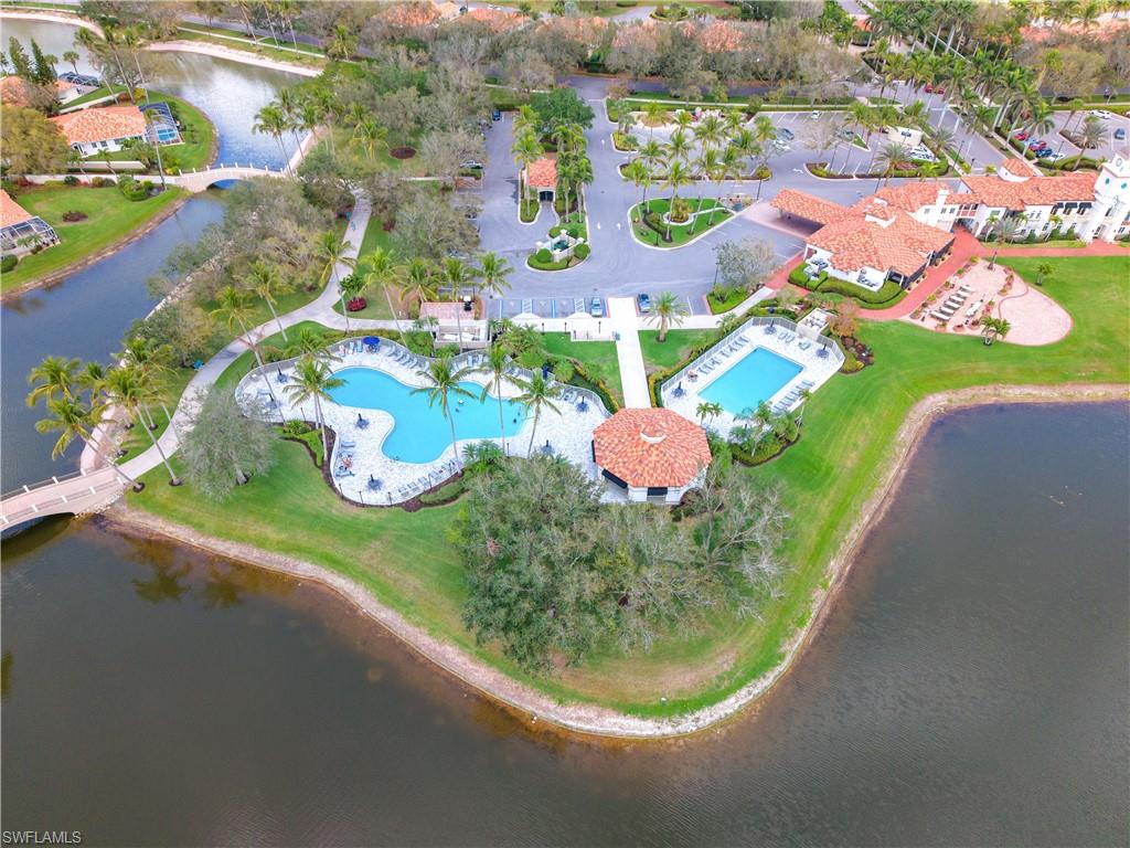 3695 El Segundo Court Naples, FL 34109 - Photo 35 of 37 Birds eye view of property with a water view