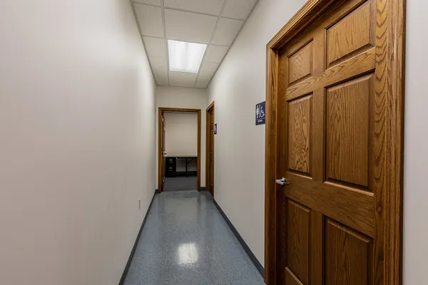 a room with storage and utility