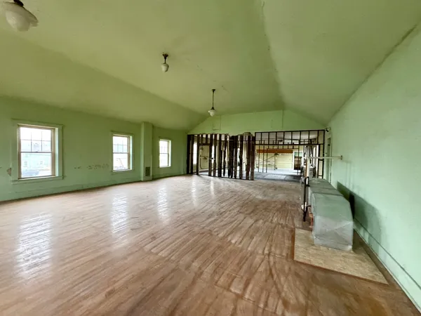 a view of livingroom with hardwood floor and window