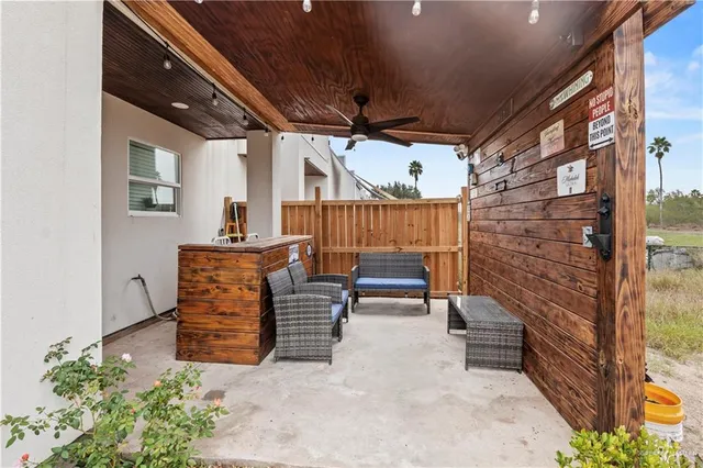 a view of deck with patio