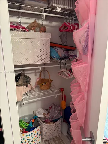 a room with storage and utility