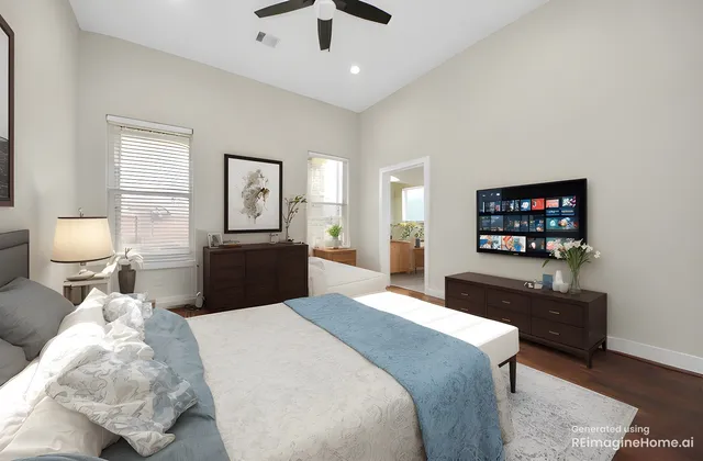 a large kitchen with kitchen island a sink stainless steel appliances and cabinets