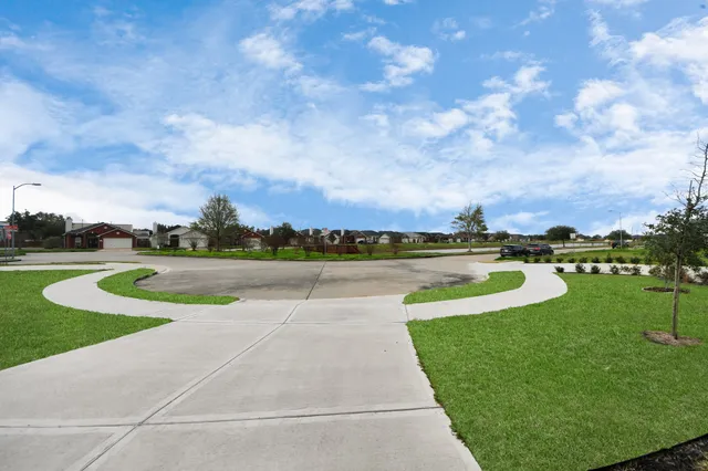 aerial view of a house