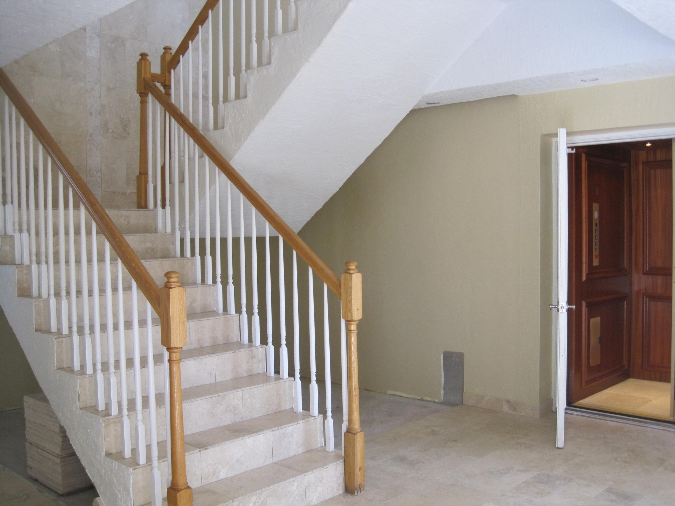 Entry Staircase and Elevator