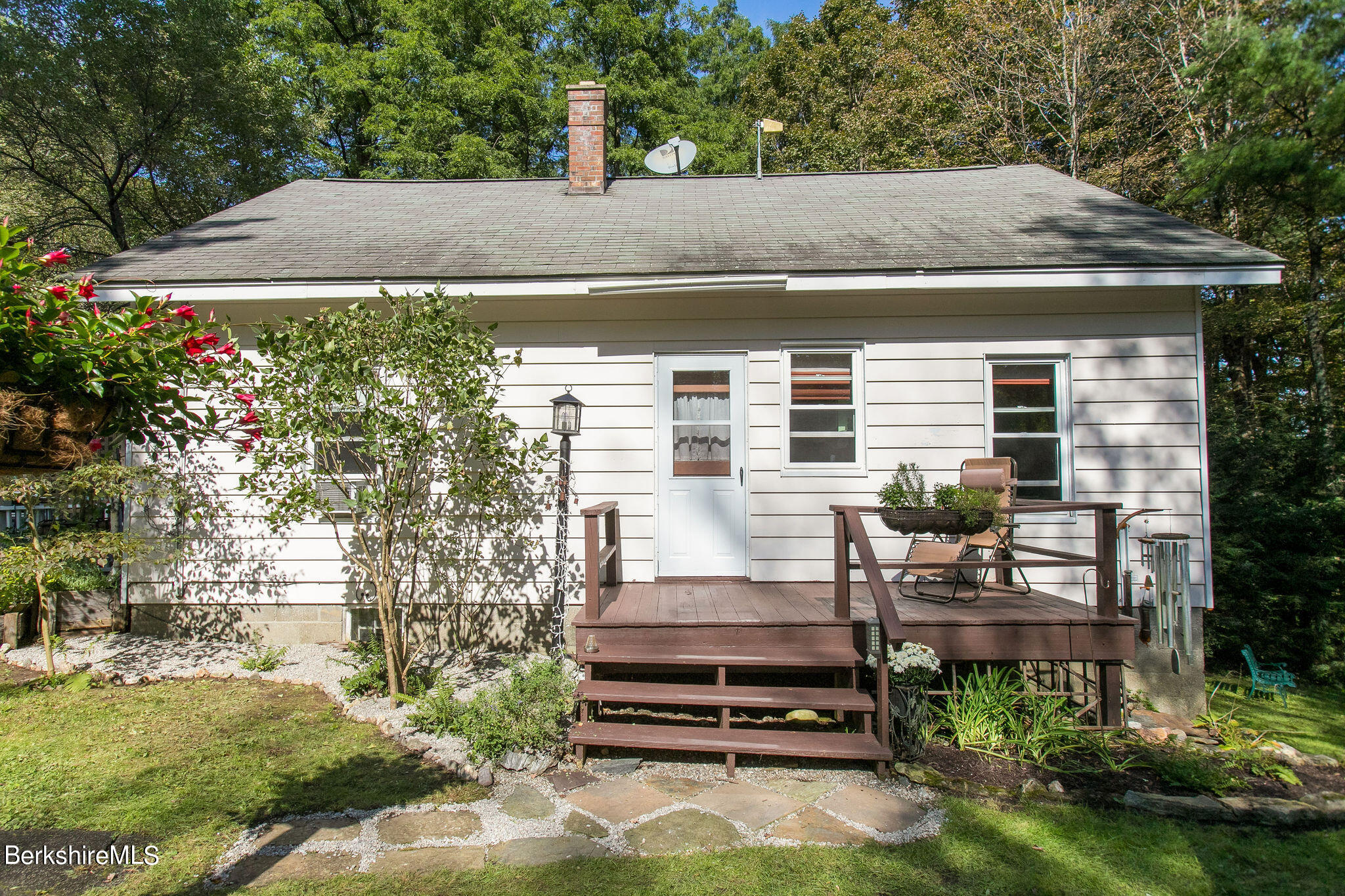27 Glendale Road Stockbridge, MA 01262 - Photo 3 of 31 a view of backyard with seating space and trees