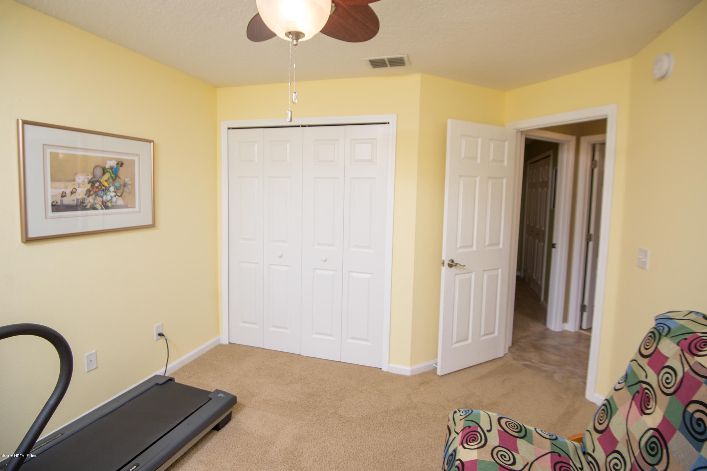 213 Merida Road St. Augustine, FL 32086 - Photo 22 of 34 a view of room with window and a ceiling fan