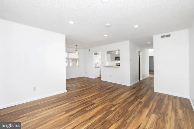 a view of an empty room