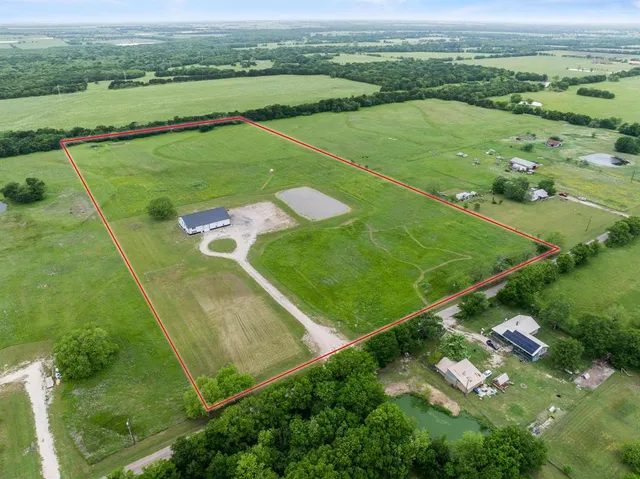 an aerial view of a football ground