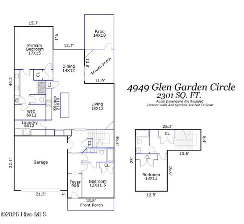 $519,500 | 4949 Glen Garden Circle, Leland, NC 28451