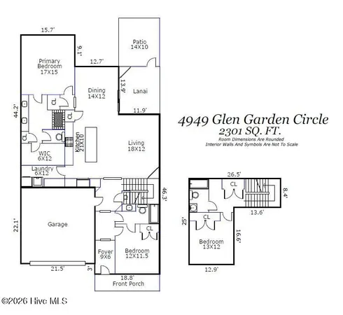 $519,500 | 4949 Glen Garden Circle, Leland, NC 28451
