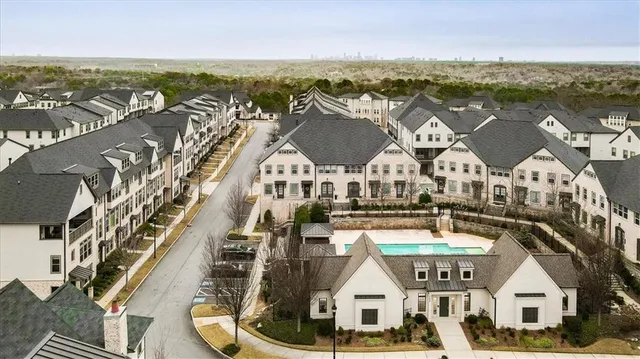 a view of a city with an ocean view