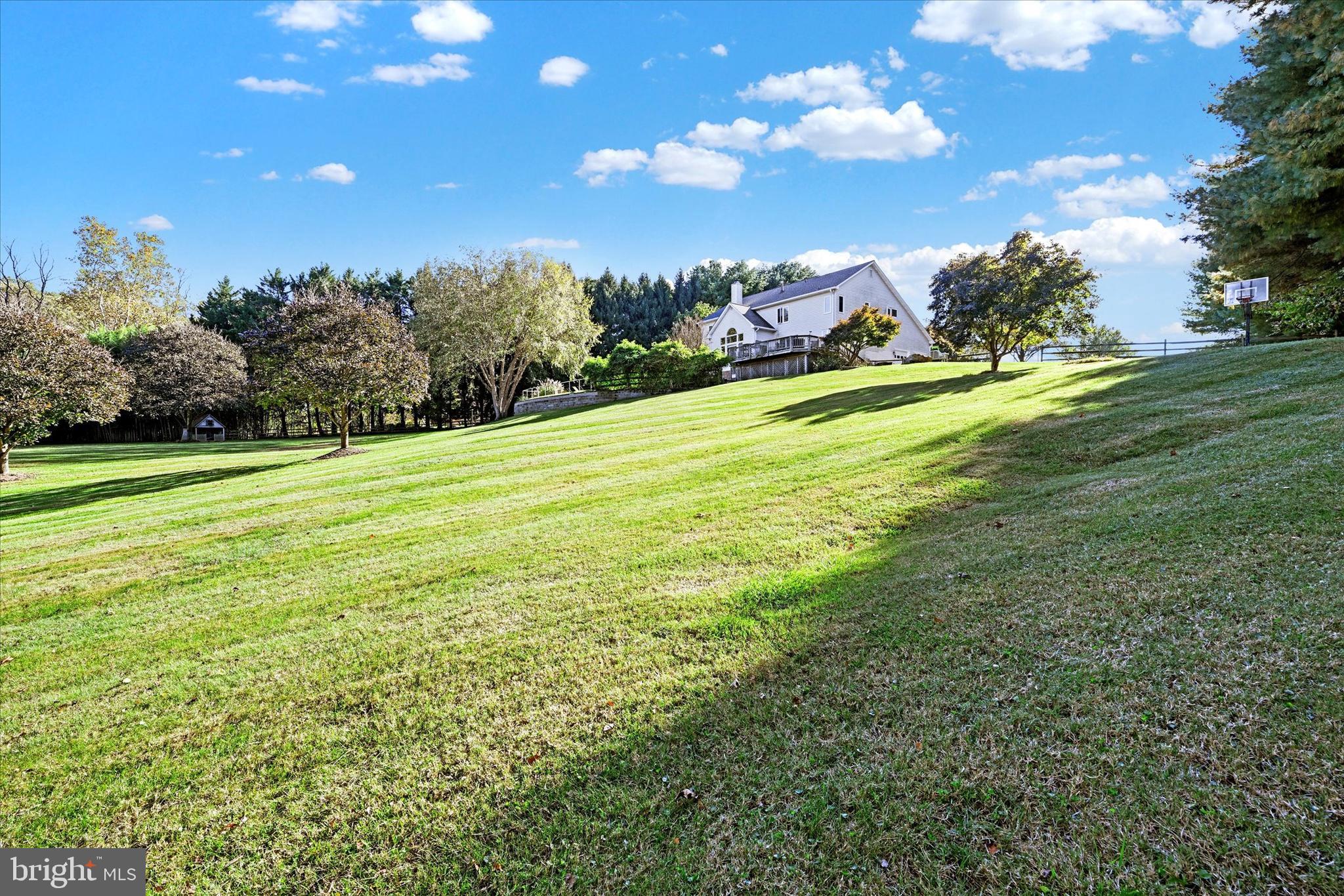 9 Liberty Ridge Court Reisterstown, MD 21136 - Photo 33 of 42 a view of a big yard with lots of green space and outdoor space