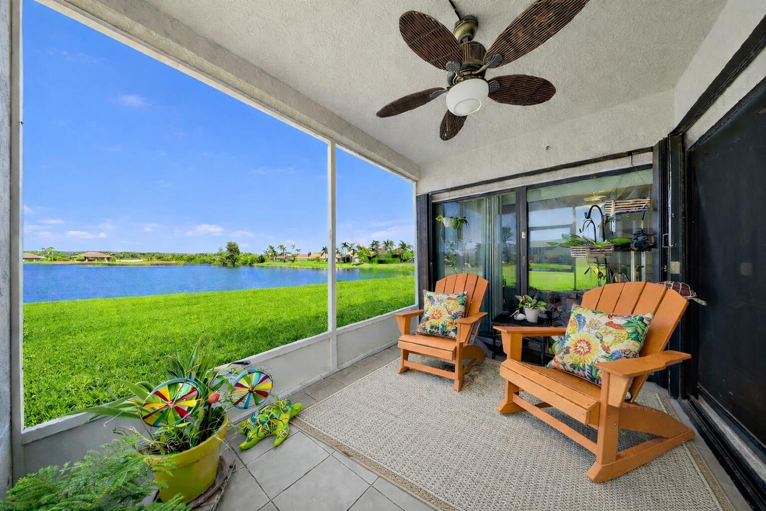 3206 South Lakeview Circle, Unit 1101 Fort Pierce, FL 34949 - Photo 14 of 38 back screened porch
