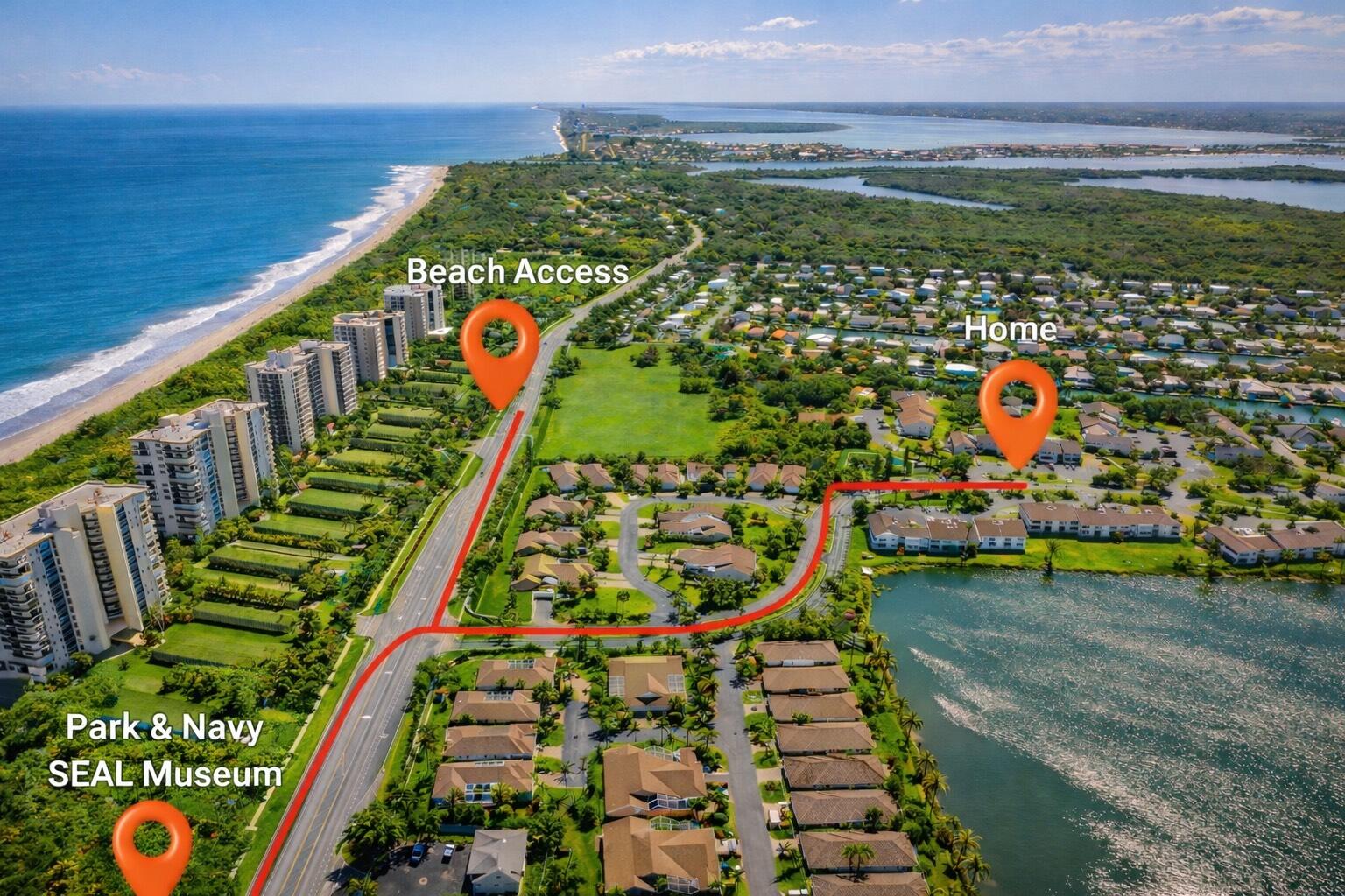 3206 South Lakeview Circle, Unit 1101 Fort Pierce, FL 34949 - Photo 2 of 38 beach access, park, Navy SEAL