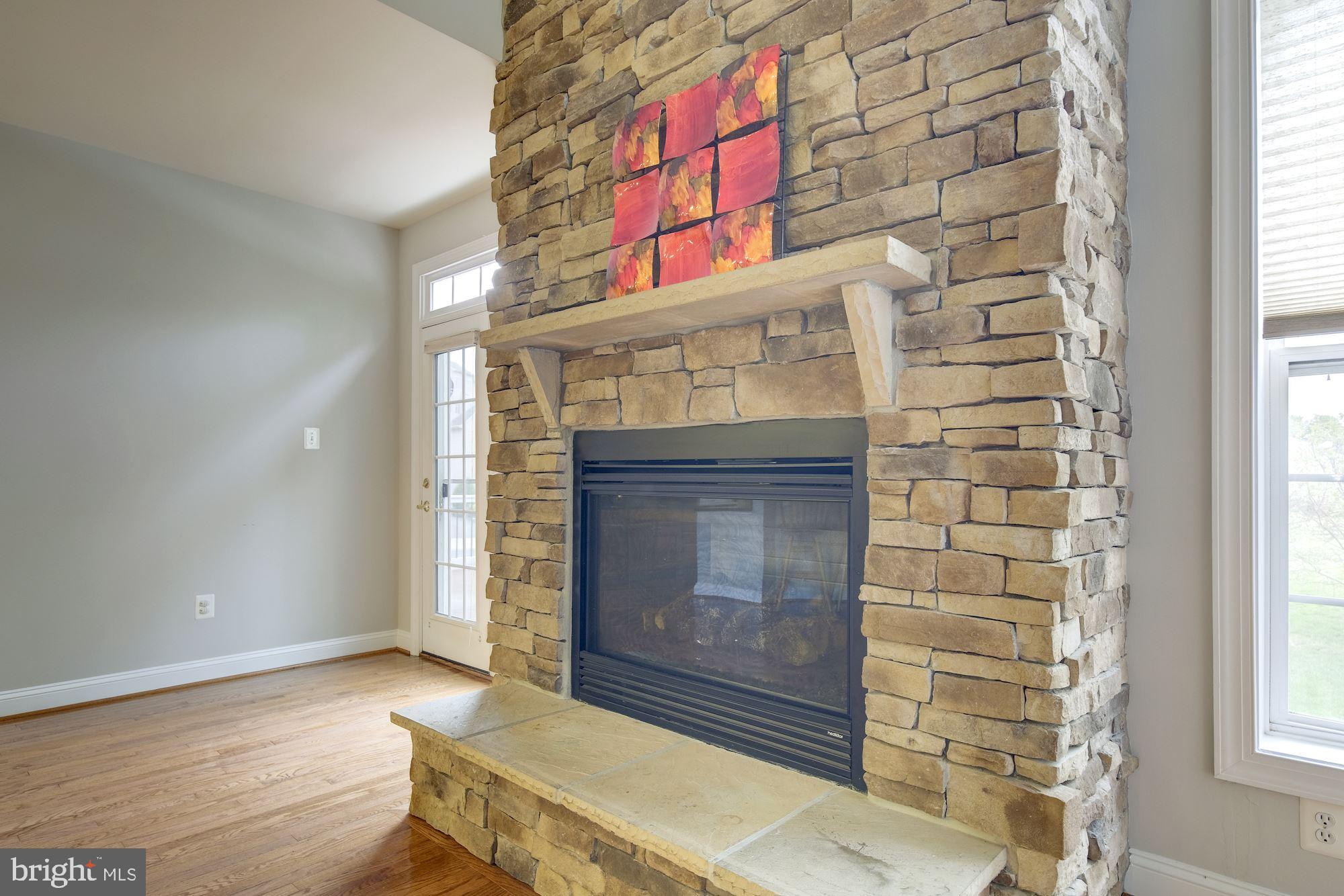 5123 Bright Owl Road Perry Hall, MD 21128 - Photo 8 of 49 Stacked Stone Fireplace