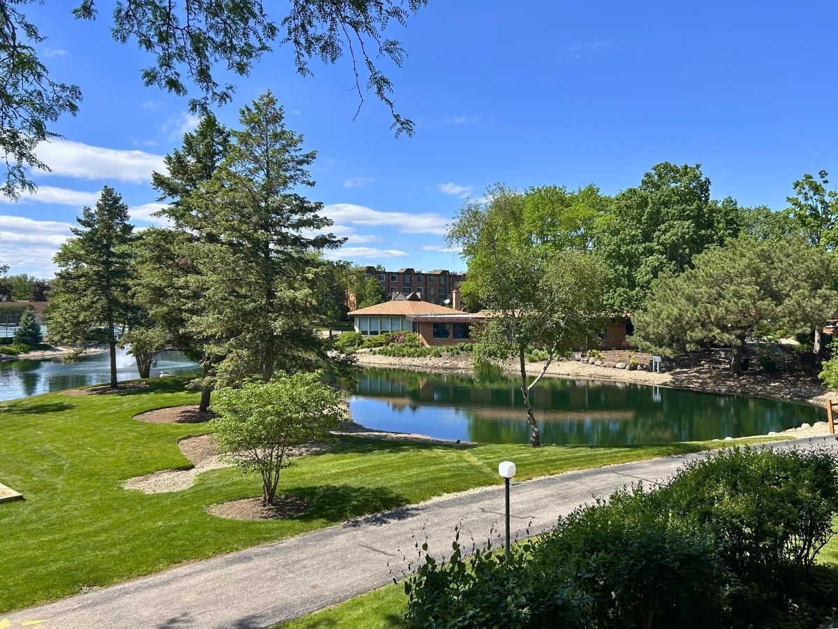 1206 New Wilke Road, Unit 206 Arlington Heights, IL 60005 - Photo 3 of 17 a view of a park with large trees