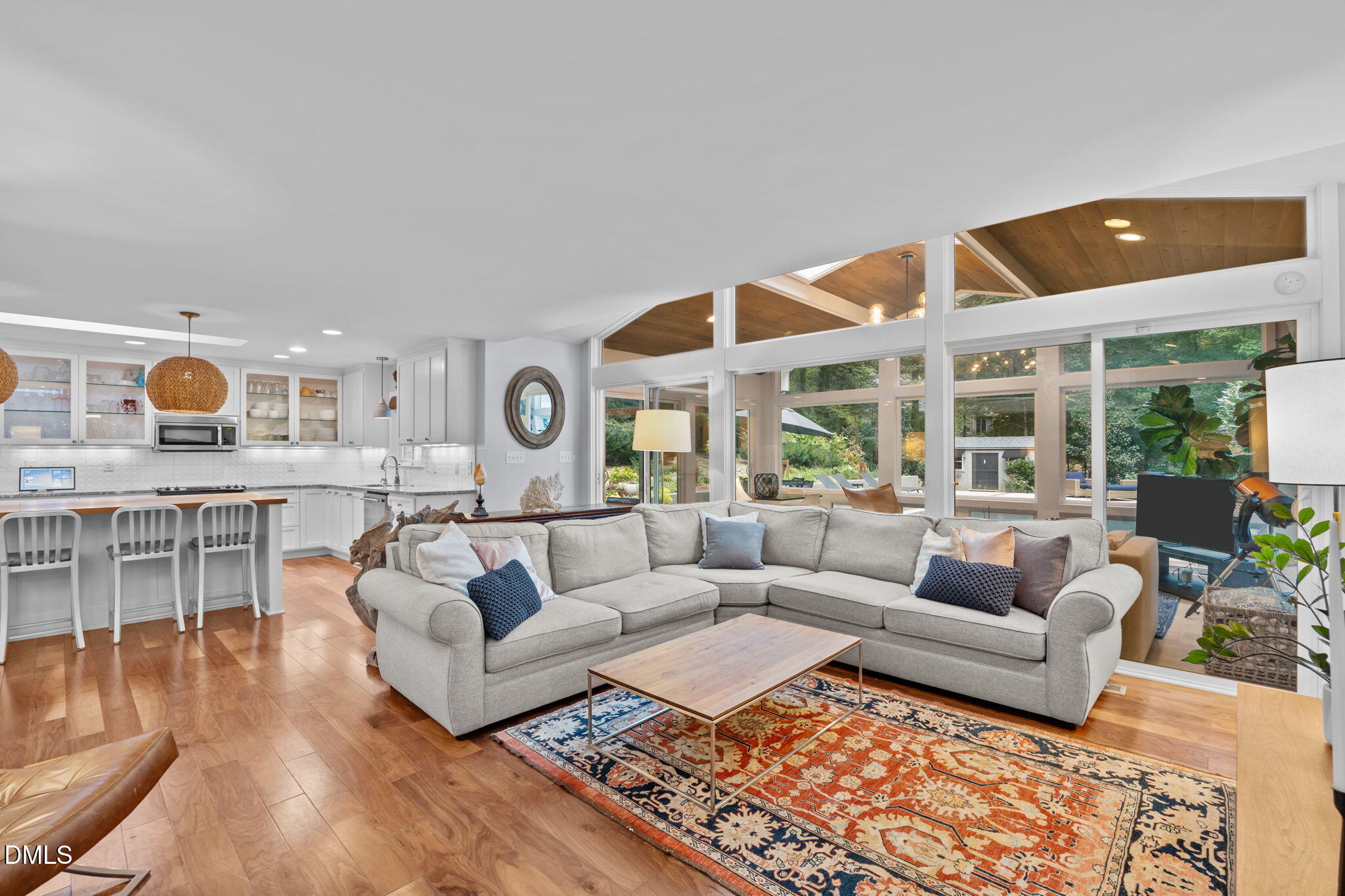 1812 Rolling Road Chapel Hill, NC 27514 - Photo 11 of 72 a living room with furniture and wooden floor