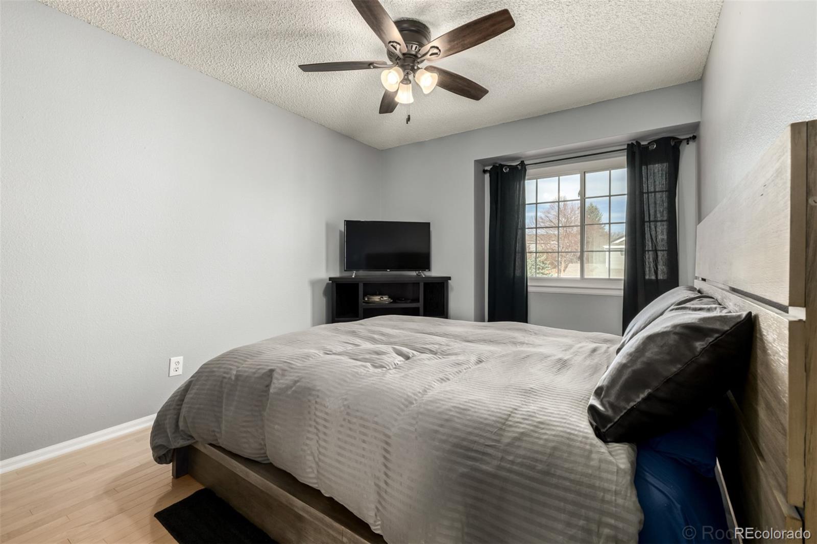 8894 Miners Street Highlands Ranch, CO 80126 - Photo 20 of 41 a bedroom with a bed and a tv