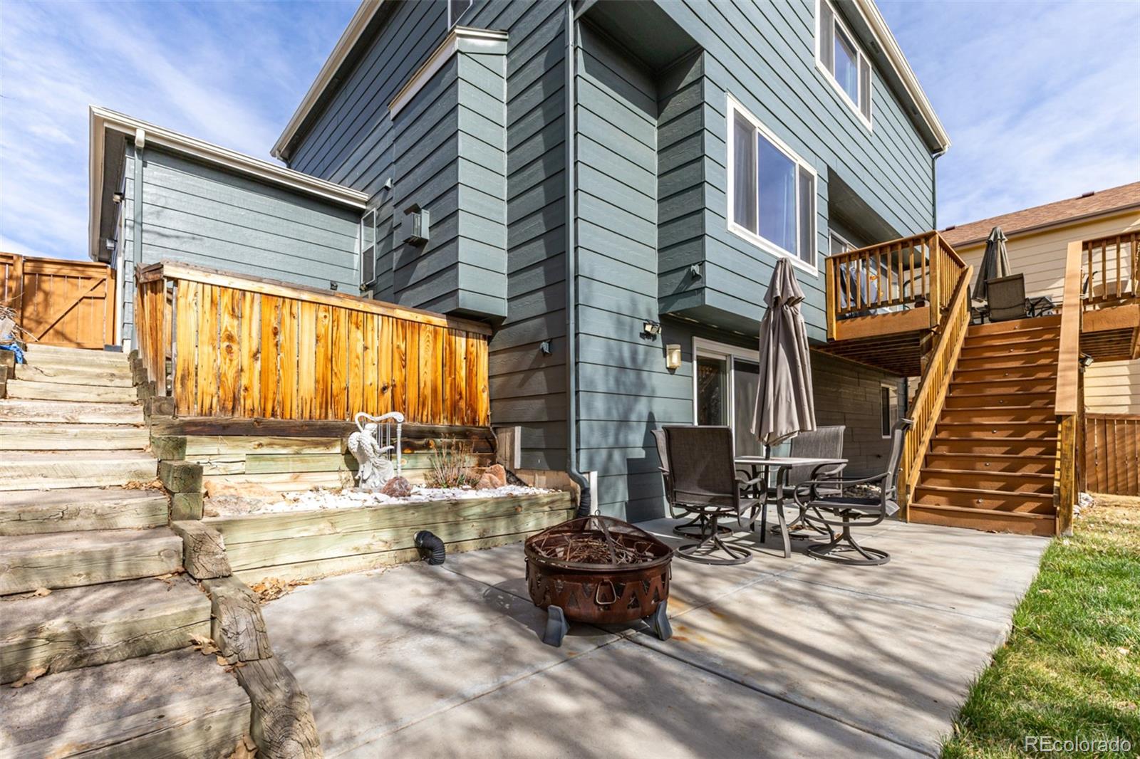 8894 Miners Street Highlands Ranch, CO 80126 - Photo 37 of 41 a view of a chairs and table in the balcony