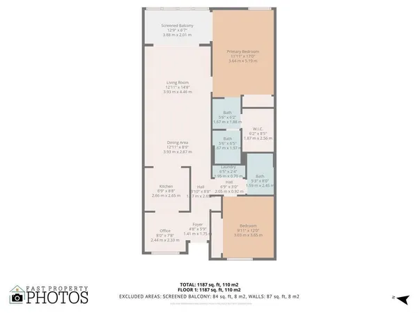 an aerial view of a house with swimming pool