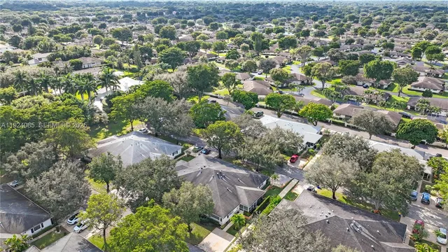 an aerial view of a city with lots of residential buildings
