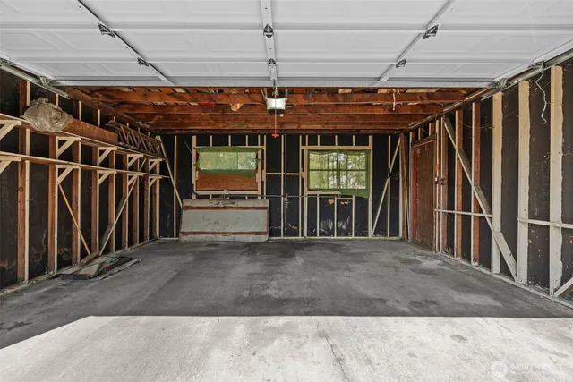 a picture of a bench in a building