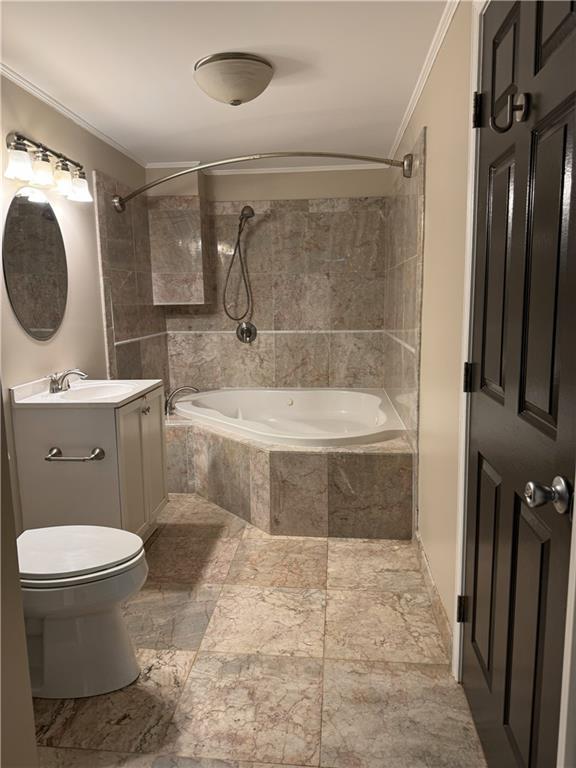 205 Tallow Roswell, GA 30076 - Photo 14 of 19 a bathroom with a sink a toilet and a mirror