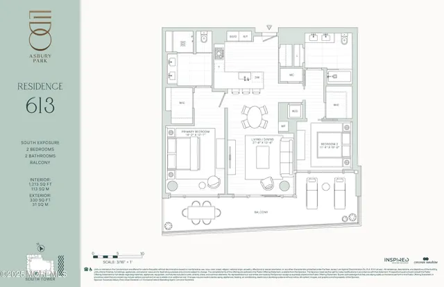 $1,635,000 | 1201 Ocean Avenue, Unit 613, Asbury Park, NJ 07712