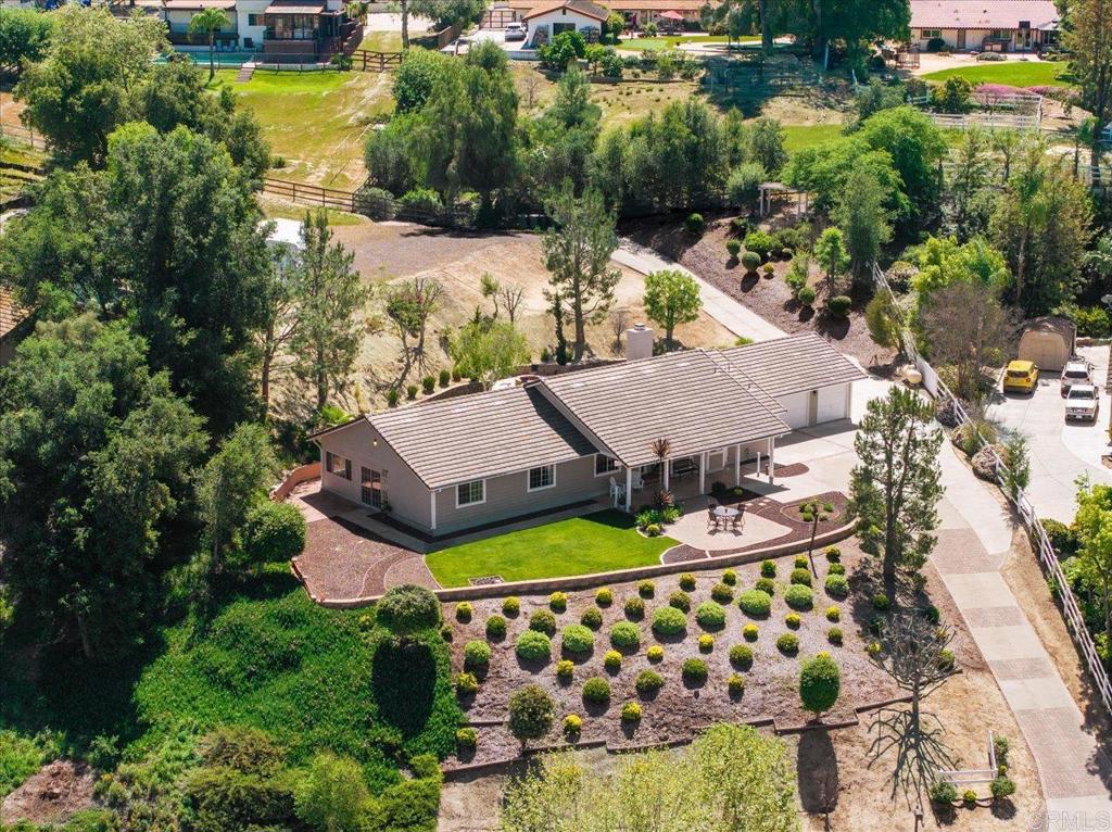 30405 Del Rey Road Temecula, CA 92591 - Photo 24 of 46 an aerial view of house with yard swimming pool and outdoor seating