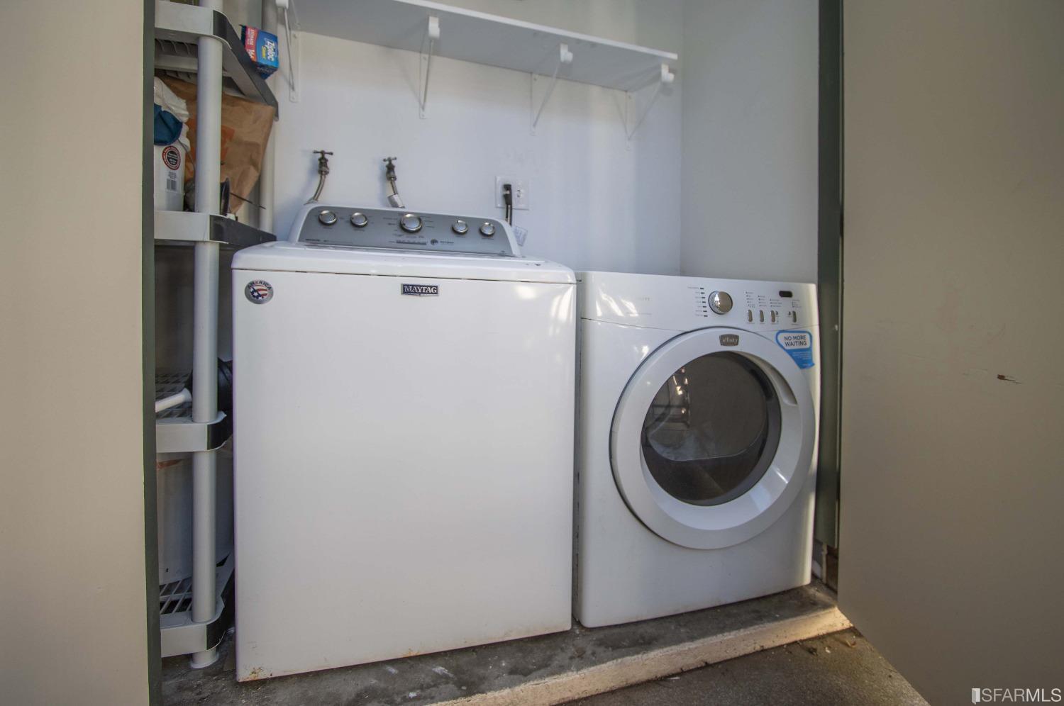 1253 Terra Nova Boulevard Pacifica, CA 94044 - Photo 16 of 23 a utility room with dryer and washer