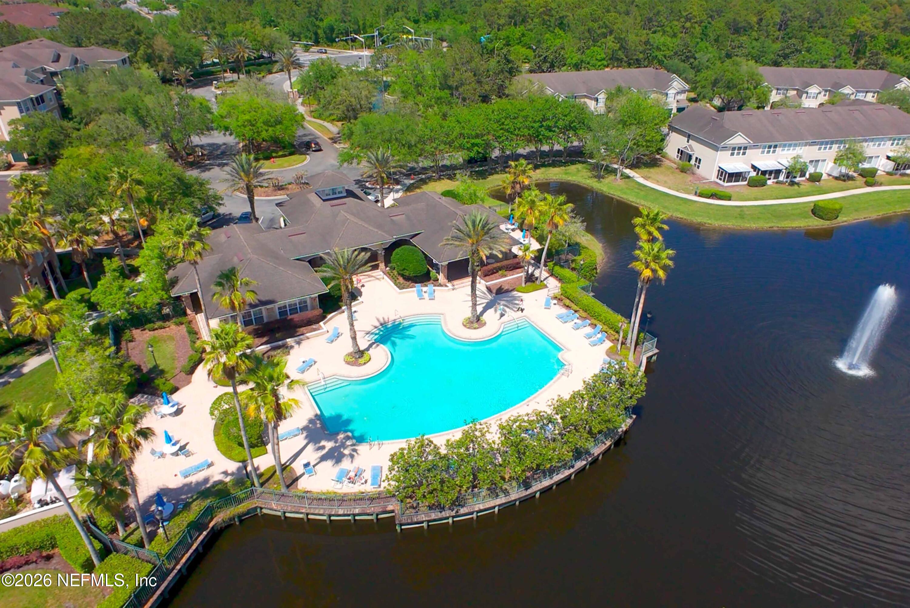 7990 Baymeadows Road East, Unit 823 Jacksonville, FL 32256 - Photo 43 of 45 an aerial view of a swimming pool