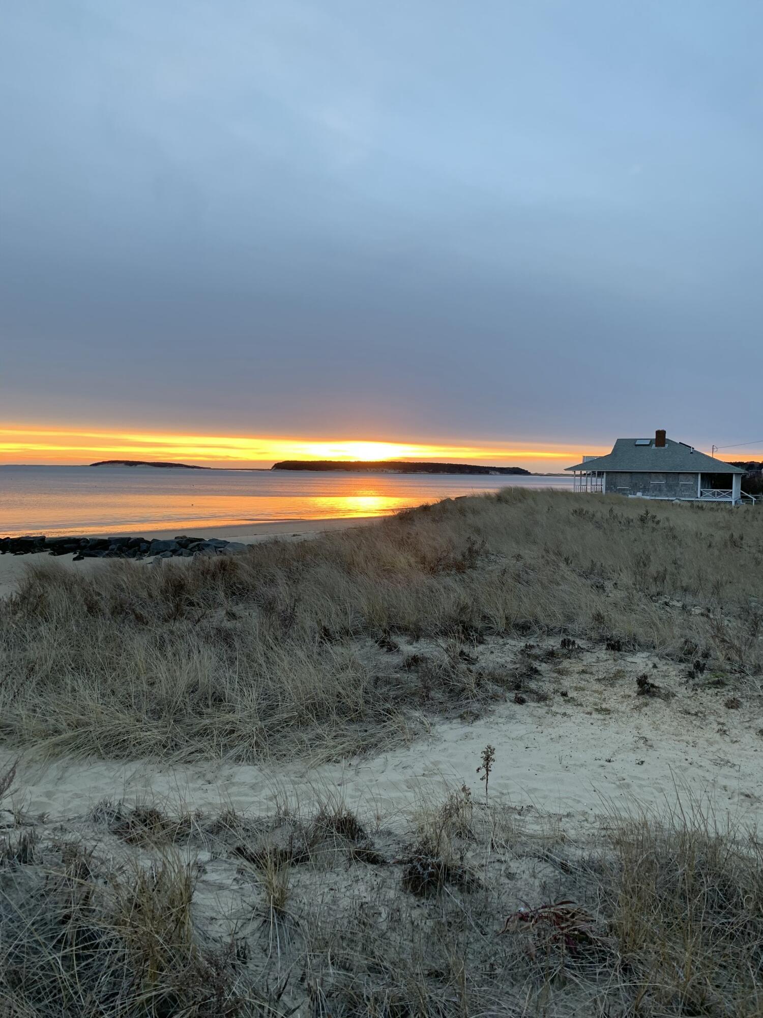 164 Kendrick Avenue, Unit B Wellfleet, MA 02667 - Photo 32 of 32 a view of a dry yard with wooden floor and fence