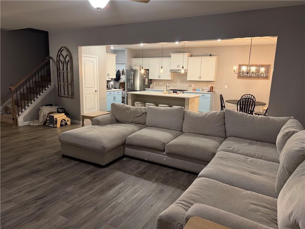 24 Jackson Farm Road Cartersville, GA 30120 - Photo 12 of 50 a living room with furniture and a large window