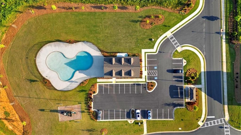 24 Jackson Farm Road Cartersville, GA 30120 - Photo 45 of 50 an aerial view of residential house with outdoor space and swimming pool