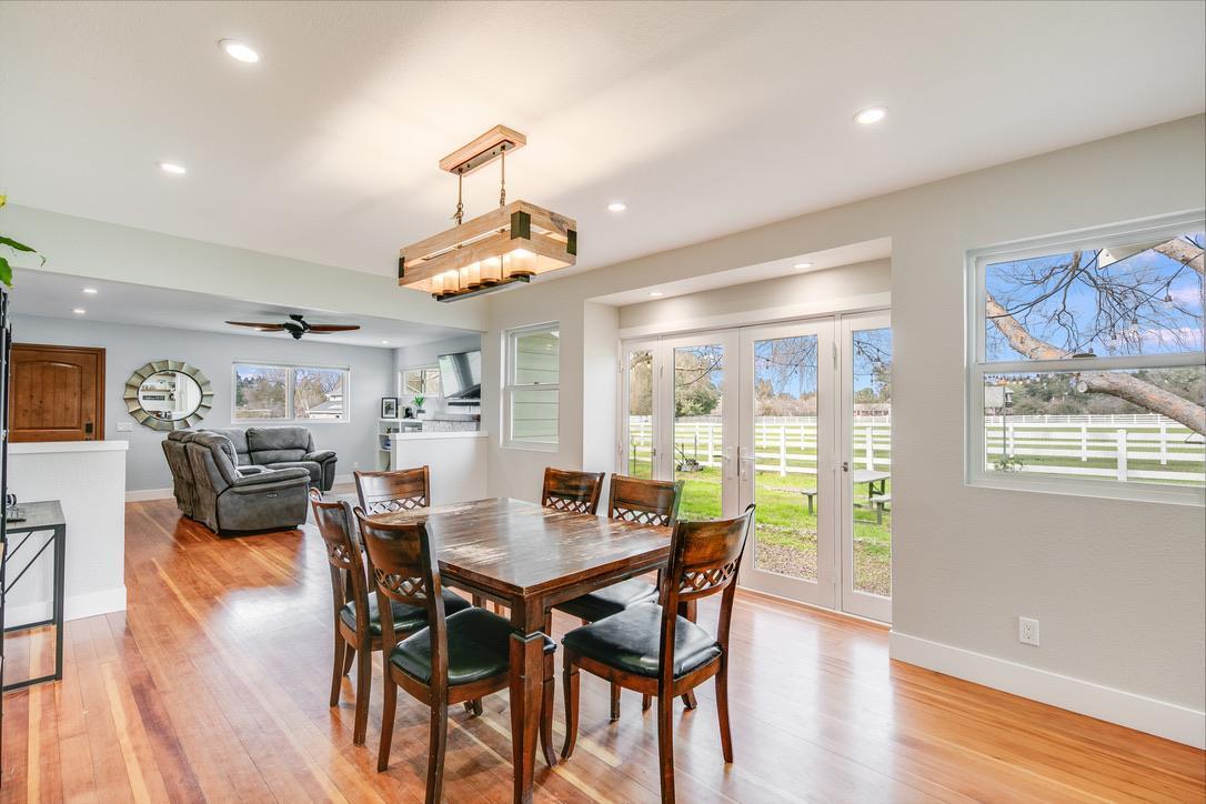 2015 Trumar Lane Gilroy, CA 95020 - Photo 5 of 30 a view of a dining room with furniture window and wooden floor