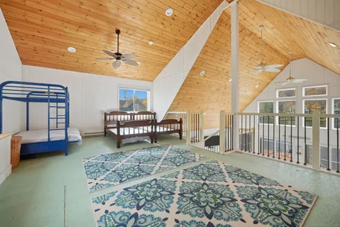 a very nice looking room with a large window