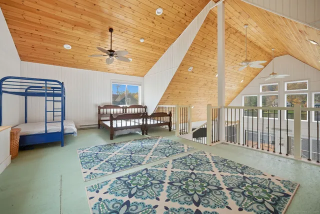 a very nice looking room with a large window