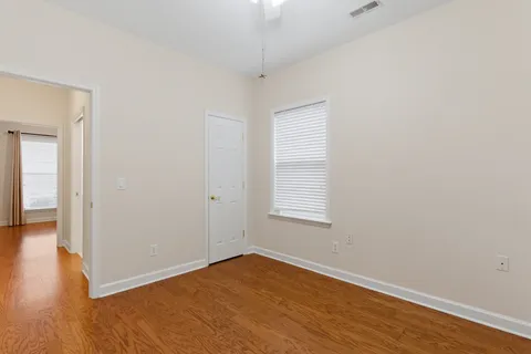 wooden floor in an empty room