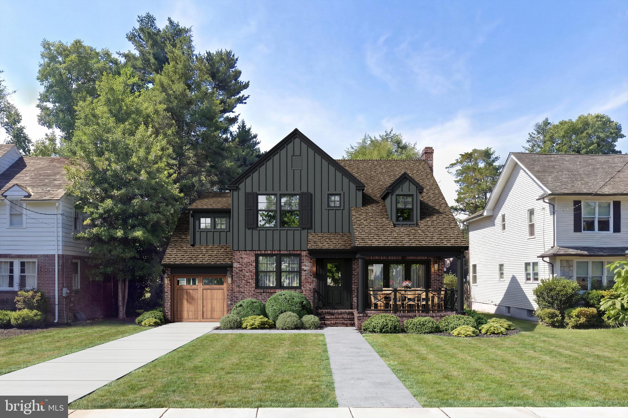 741 West Redman Avenue Haddonfield, NJ 08033 - Photo 1 of 5 a front view of a residential houses with yard and green space